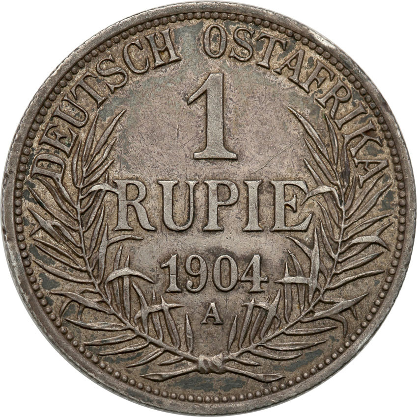 Niemcy, DOA, Afryka Wschodnia. 1 Rupia 1904 A